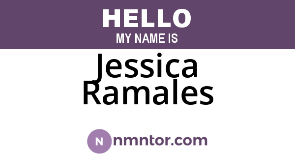Jessica Ramales