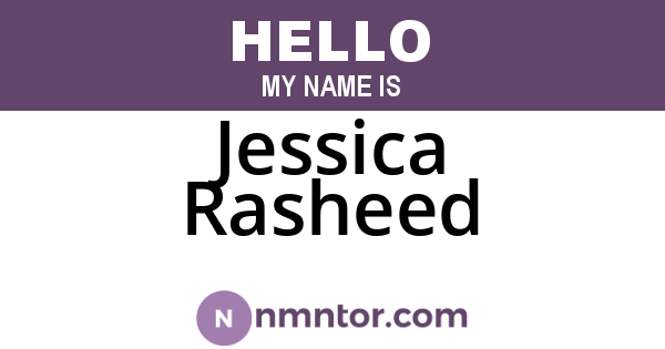 Jessica Rasheed
