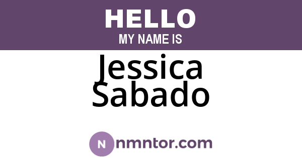 Jessica Sabado