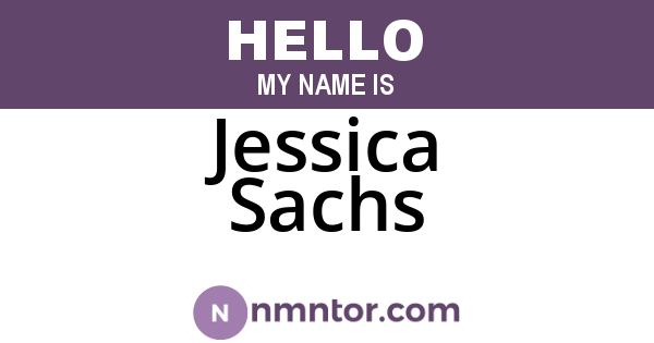 Jessica Sachs