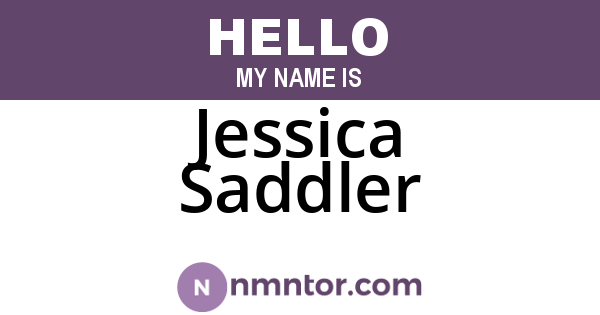 Jessica Saddler