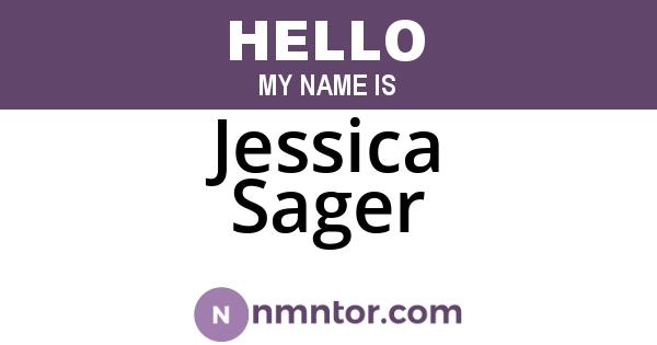 Jessica Sager