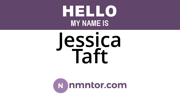 Jessica Taft