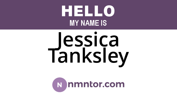 Jessica Tanksley