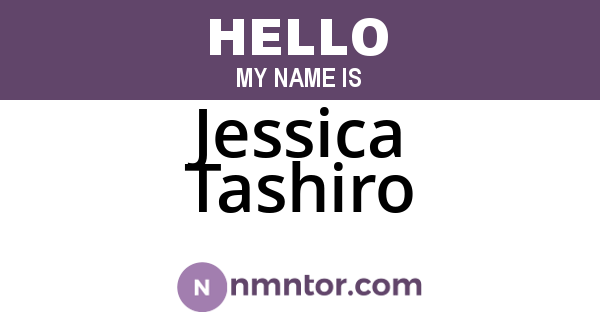Jessica Tashiro