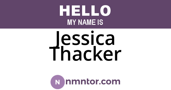 Jessica Thacker