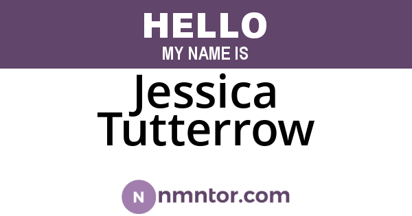 Jessica Tutterrow
