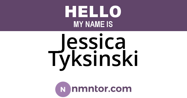 Jessica Tyksinski