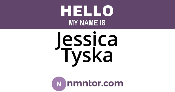 Jessica Tyska