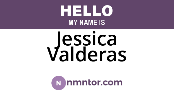 Jessica Valderas