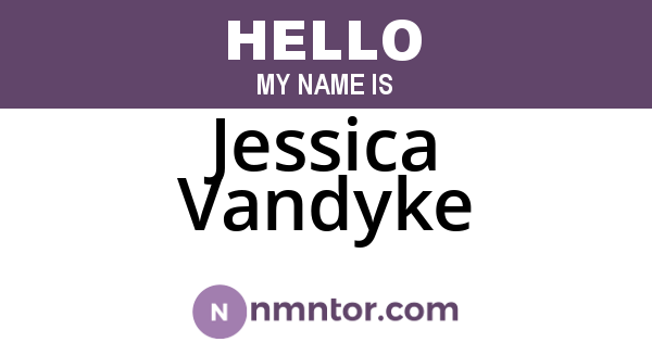 Jessica Vandyke