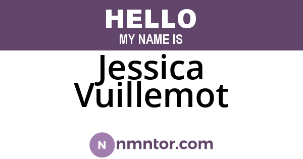 Jessica Vuillemot