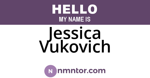 Jessica Vukovich