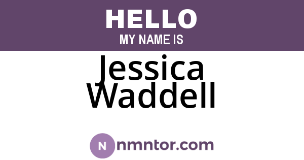 Jessica Waddell