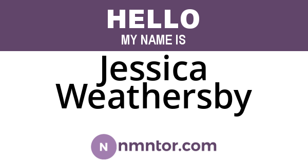 Jessica Weathersby