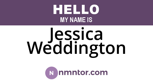 Jessica Weddington