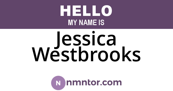 Jessica Westbrooks