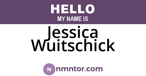 Jessica Wuitschick