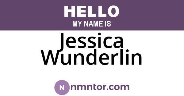 Jessica Wunderlin