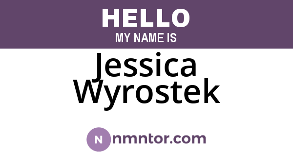 Jessica Wyrostek
