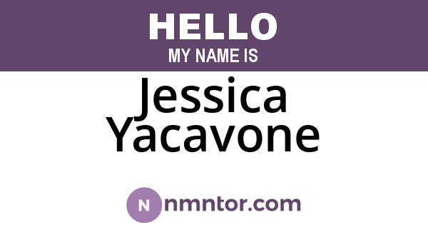 Jessica Yacavone