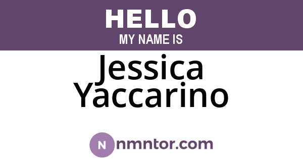 Jessica Yaccarino