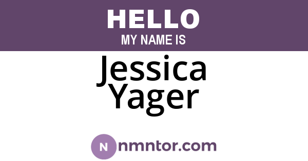 Jessica Yager