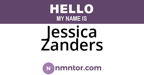 Jessica Zanders