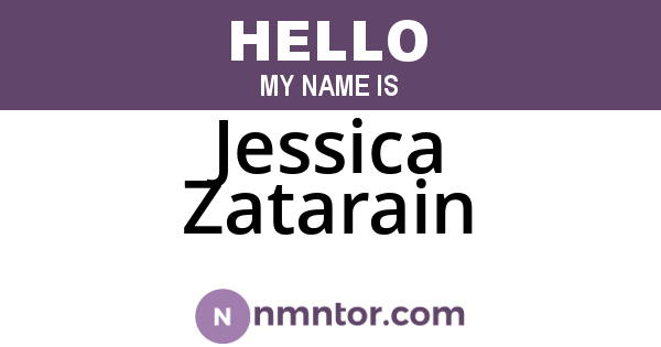 Jessica Zatarain