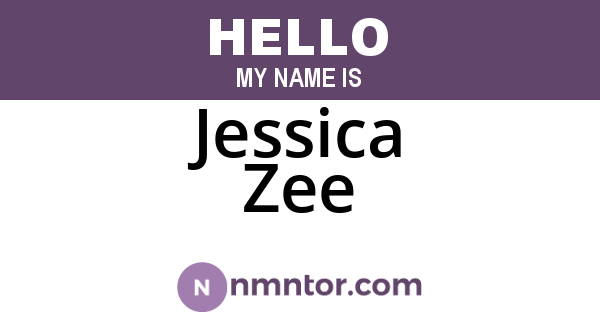 Jessica Zee