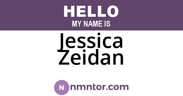 Jessica Zeidan