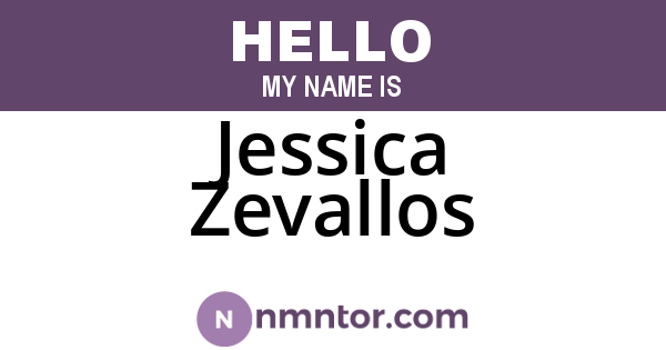 Jessica Zevallos