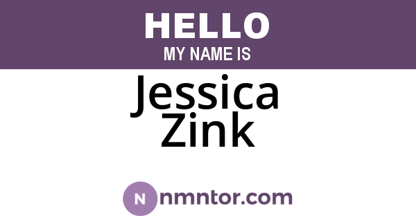 Jessica Zink