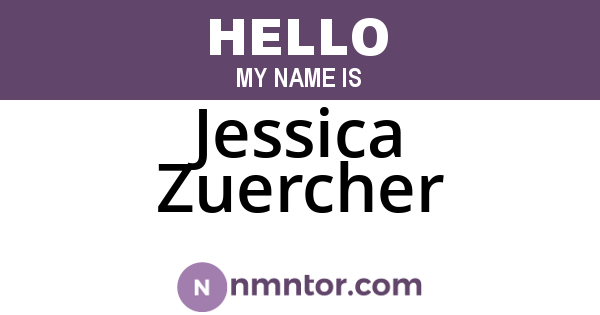 Jessica Zuercher