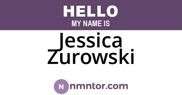 Jessica Zurowski