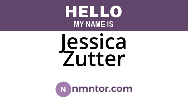 Jessica Zutter