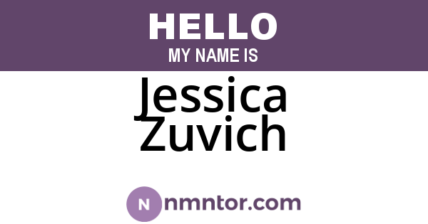 Jessica Zuvich