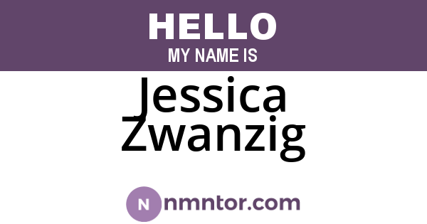 Jessica Zwanzig