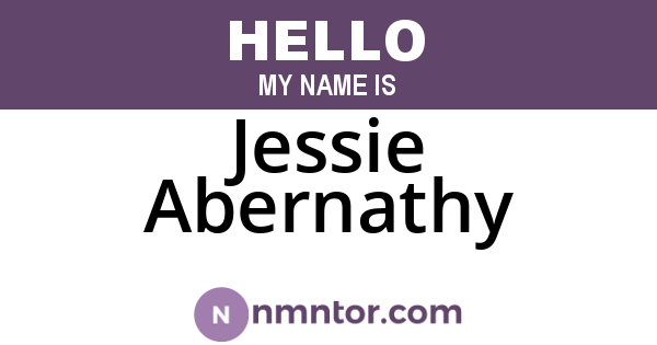 Jessie Abernathy