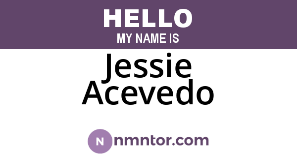 Jessie Acevedo
