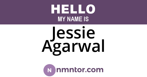 Jessie Agarwal