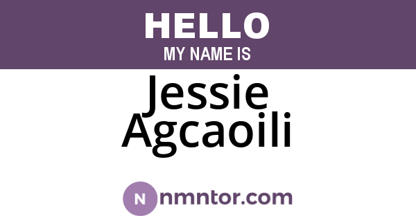 Jessie Agcaoili