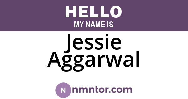 Jessie Aggarwal