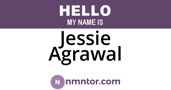 Jessie Agrawal