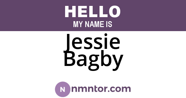 Jessie Bagby