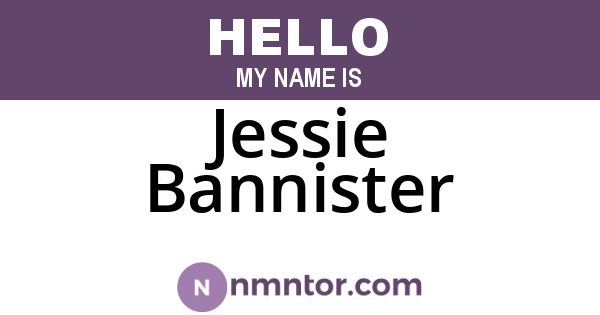 Jessie Bannister