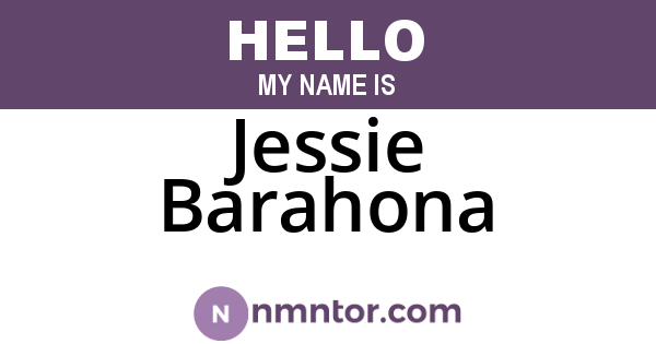 Jessie Barahona