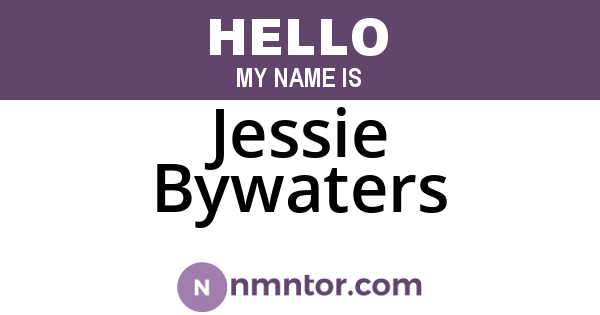 Jessie Bywaters