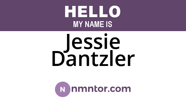 Jessie Dantzler