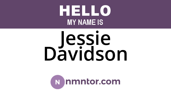 Jessie Davidson